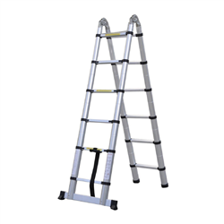 Thang nhôm rút/xếp đôi Ameca AMI-380 chiều cao chữ A 1,9m Thang nhôm rút/xếp đôi Ameca AMI-380 chiều cao chữ A 1,9m