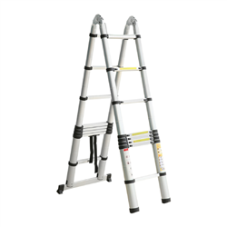 Thang nhôm rút/xếp đôi Ameca AMI-500 chiều cao chữ A 2,5m Thang nhôm rút/xếp đôi Ameca AMI-500 chiều cao chữ A 2,5m
