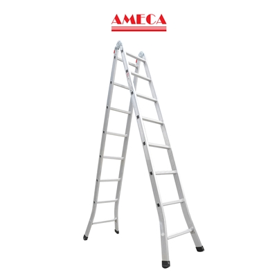 Thang nhôm gấp chữ A Ameca AMC-M310C chiều cao chữ A 2m9 Thang nhôm gấp chữ A Ameca AMC-M310C chiều cao chữ A 2m9