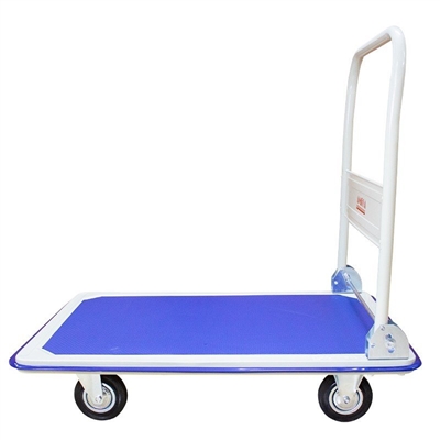 Xe Đẩy Hàng 4 Bánh Sàn Thép Ameca HAM-300S Tải Trọng 300kg Xe Đẩy Hàng 4 Bánh Sàn Thép Ameca HAM-300S Tải Trọng 300kg